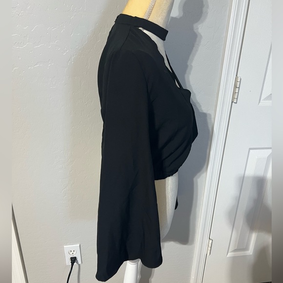 $5 BLACK BLOUSE. NEW WITH TAGS. SIZE MED. $5 if bundled - Picture 6 of 13